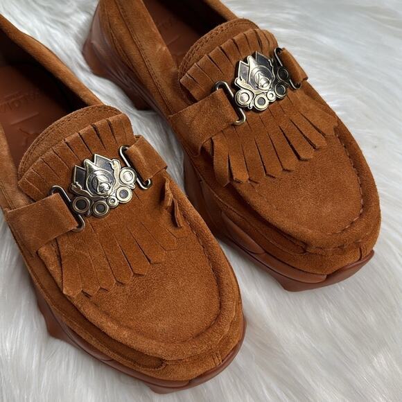 Puma x Palomo Teak Nitefox Suede Loafers - Picture 4 of 11